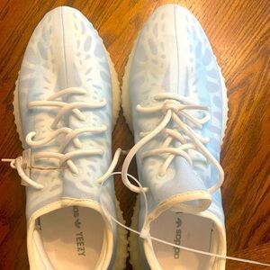 COLLECTOR’S ITEM Adidas Yeezy Mono Ice Boost 350 V2 in White and Blue